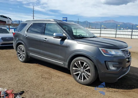 2016 Ford Explorer Platinum из США, поврежденный, VIN 1FM5K8HT4GGC04567